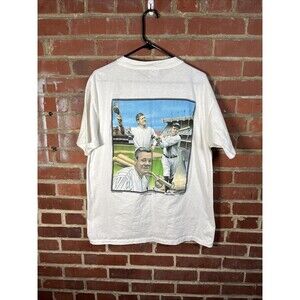 Vintage 90s 1994 White Shirt The Babe Ruth Caribbean Dream Baseball Adult XL